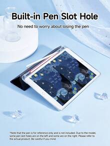 Kingsung 梵高星空拼贴图案平板电脑保护套，适用于 9.7/10.2/10.5/10.9/12.9/Pro 11（第十代）、Galaxy Tab S6 Lite 10.4 英寸、Kindle Paperwhite 第十二代（2024 年）、Kindle 第十一代（2022 年）、Kobo Clara Color，具有柔软防震保护、智能垂直/自动唤醒/睡眠功能。 - 彩色 - 查看 5