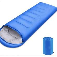 Outdoor Adult Portable Windproof Warm Camping Sleeping Bag, Emergency Use In Office Or Camping - Royal Blue - View 9
