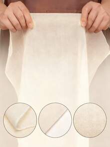 [Unbleached Cheese Cloth] Unbleached Cheese Cloth With Edge Locks, Perfect For Cooking, Baking And Cheese Making, Food- And Durableaking Supplies - Multicolor - View 6