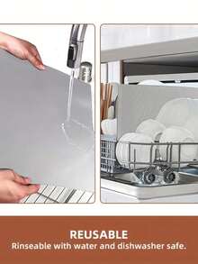 [Maty do grilla] Zestaw 2 mat do grilla odpornych na wysoką temperaturę – wielokrotnego użytku i łatwe do czyszczenia, odpowiednie do piekarników i grilli, akcesoria kuchenne z powłoką zapobiegającą przywieraniu - Wielokolorowa mata do grilla - Zobacz 7