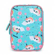 Spector Backpack Kit Lunch Box Pencil Case Wheels Children's Female School - Sky Blue - View 7