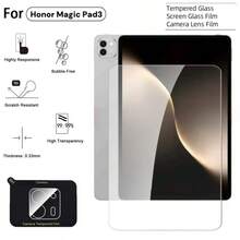 Honor MagicPad 3 Tempered Glass Screen Protector, Anti-Glare Glass Film For Honor Pad 13 Camera Lens
