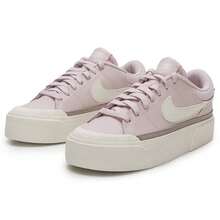 Nike Giày trượt ván WMNS COURT LEGACY LIFT, cổ thấp, unisex, DM7590-602 - Đỏ đá phiến/Ngà nhạt/Vàng mạch nha - Xem 3