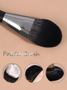 MAANGE 1支/2支装专业散粉刷，大号柔软浓密毛腮红刷，晕染化妆刷，美容礼品，粉底刷，遮瑕刷，腮红刷，修容刷，古铜粉刷，散粉刷，粉底刷，腮红刷 - 黑色 - 查看 8