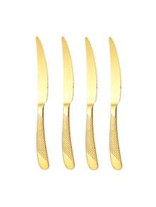 1/4 Piece Dinner Knives,Stainless Steel Steak Knife Set For Restaurant, Hotel, Steak Service