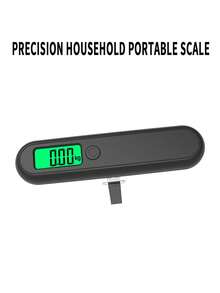[Hot ]1PC Practical Portable Handheld Scale - Non-Gravity Electronic Scale - Fishing Scale - Digital Electronic Scale - Baggage Scale - LCD Green Background High-Definition Display - 50KG/110LB Large Range - Multiple Function Keys