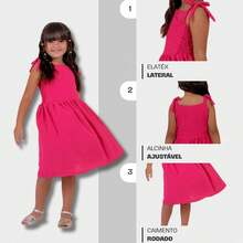 Young Girls Dresses - 粉色 - 查看 2