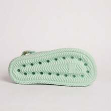 Kit Of 2 Pairs Of Girls' Daisy Sandals, Lightweight And Comfortable, Braided School Shoes - 綠色+粉紅色 - 查看 5
