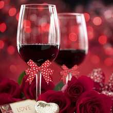 5 rollos de 1cm*450cm Cinta de embalaje para el Día de San Valentín con diseño de amor para decoración de regalos, manualidades y fiestas de boda del Día de San Valentín - Multicolor - Ver 5