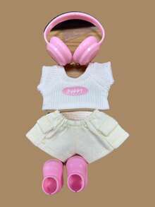 [Only Doll Clothes] 17cm- Doll Clothes For Labubu, High-Intensity 3.0 Series Vinyl Doll Outfit - Multicolor - View 17
