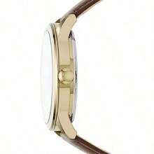 Fossil Men's Quartz Leather Three-Hand Watch Stainless Steel Case/Scratch Resistant Glass Mirror BQ2218/BQ2219