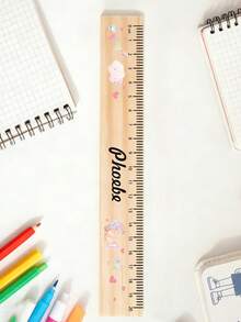 Personalised Wooden Rulers - Teacher Gifts - Laser Engraved 20cm Wooden Ruler, Custom Wooden Ruler,School Enrollment Gifts,Back To School,Personalized School Ruler,First Day Of School Gift,School Supplies.