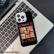 Fontaines DC Romance Phone Case Covercompatible with  17,16,15,14,13,12,11,Pro,XS,Max,Plus,Mini,SE4,E White Matte Shockproof CoverCovercompatible with  17 Hülle, 17 pro Hülle, 17 promax Hülle