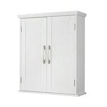 Teamson Home Wooden Bathroom Furniture Wall Medicine Cabinet White