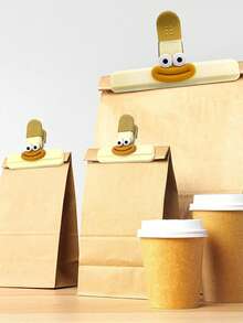 6pcs/4pcs/1pc New Food Bag Sealing Clips - Strong Clips, Suitable For Snacks And Food Preservation, Large Food Bag Clips And Small Bread Clips, Snack Bag Sealer, Plastic Preservation Clips, Multi-Size Plastic Sealing Clips, Suitable For Kitchen And Office, Suitable For Bread, Snacks And Food Bag Preservation Clips, Kitchen And Dining Accessories - Multicolor - View 3