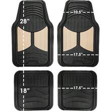 - Suelo de caucho F11313RED juego completo de molduras rojas y negras para adaptarse a tapetes - Índigo - Ver 8