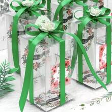 38x 25 Yards Satin Ribbon, Autumn Orange Silk Ribbon Wrapping, Floral Bouquets, Crafts, Wedding Party Decorations, And Sewing Projects - Cam mùa thu + 3/8" x 25 Yards - Xem 6