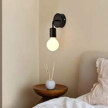 现代北欧壁灯，E27灯座 - 适用于装饰客厅、卧室、餐厅和走廊（不含灯泡），也可用于玄关、入口处。
