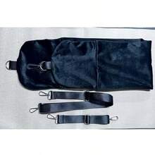 New Adjustable U-Shaped Travel Pillow, Filled With Clothing & Daily Necessities, Convenient To Carry For Travel & Flight - Deep Black - View 10