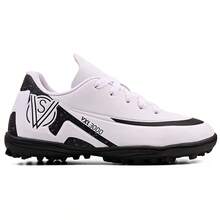 Boys' Soccer Cleats For Training And Match + Socks - White - View 2