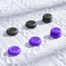 2个摇杆帽，兼容PlayStation4/PlayStation5/Switch Pro手柄，游戏手柄按键保护套，高性能拇指摇杆方向帽，PlayStation4/5游戏配件，PS手柄配件，2026年新年圣诞礼物 - 彩色 - 查看 13