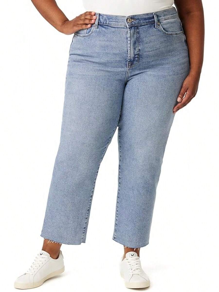 Kensie Jeans The Allie High-Rise Slim Straighthalloween - Marina - View 1