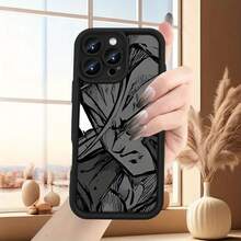 Entrega Local Funda de Teléfono de TPU con Patrón de Personaje de Anime Creativo, Moda Unisex Tianyan Ladder Groove, Adecuada para iPhone 16/16PRO/16PLUS/15/15PM/15PLUS/15PRO/15PROMAX/14/14PLUS/14PRO/14PROMAX/13/13mini/13PRO/13PROMAX/12/12mini/11/Plus/Pro/Max/7/8/SE/XS/XS MAX/7P/8P Regalo de Cumpleaños, Regalo de San Valentín para Amigos, Familia, Novia, Novio - Blanco antiguo - Ver 6