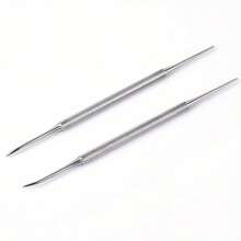 Stainless Steel Silver Ingrown Toenail Lifter, Toenail Cleaner Tool, Multifunctional Nail File, Pedicure Tool - Multicolor - View 6