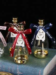 创意透明香槟瓶造型糖果盒带礼盒结婚喜糖盒 - 彩色 - 查看 3