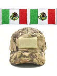 2 Parches De Bandera Deéxico Bordadosácticos Militares Con Gancho Y Bucle, Parche Para Planchar, Parche Colorido De La Bandera Para Sombrero, Mochila, Chaquetas, Pantalones, Vaqueros, Suministros - México - Ver 9