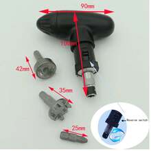 Golf Spike Wrench - 白色 - 查看 8