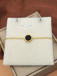 4 件/套女士 18K 镀金方形白色人造珍珠项链、手链、耳环套装 - 生日、母亲节、情人节、约会、舞会、婚礼季、波西米亚度假风格情人节礼物 - 彩色 - 查看 7