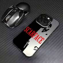 Fundas de películas populares para phone 16, 15, 14, 13, 12, 11 Pro, X, XR, XS Max, 8 Plus. Funda trasera antideslizante y esmerilada. - Negro - Ver 2