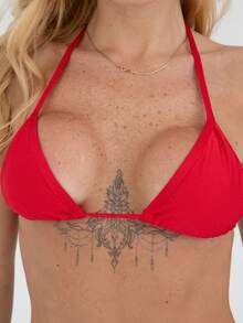 Women Bikini Sets - 紅色 - 查看 2