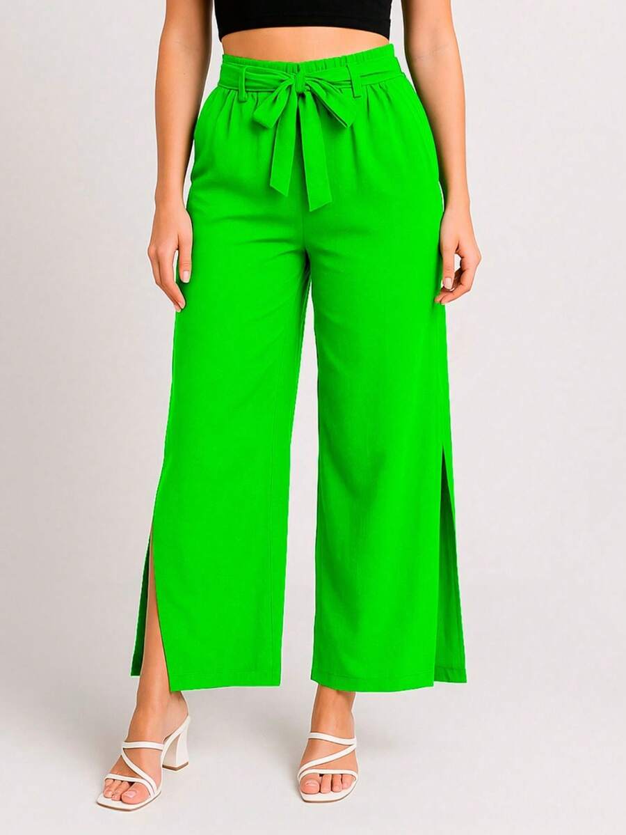Swisz Women Pants - Lime Green - View 1