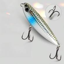 铅笔形水面行走式路亚饵，适用于水面行走式钓法，咸水鲈鱼硬饵钓具 - 彩色 - 查看 16