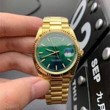 Factory Low Price Cross-Border Foreign Trade Laojia Log Watch Men's Watch Fully Automatic Mechanical Watch Mechanical Watch Stainless Steel Band Waterproof Watch Men - Platinum Steel  1 - View 20