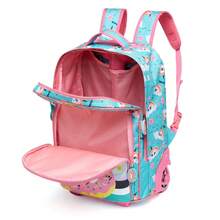 Spector Backpack Kit Lunch Box Pencil Case Wheels Children's Female School - Sky Blue - View 6