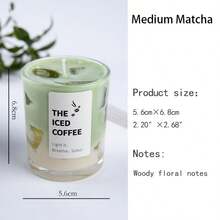 1pc New Jelly Candle, Scented Candle (Flavor: Matcha/Iced Coffee Candle), Room Decor, Suitable For Wedding Decoration, Christmas Gift, Candle, Back To School Dorm Decor, Valentine's Day Gift, Birthday Gift, Gift For Family, Friends, Women, New Year Gift, Living Room Decor, Easter, Carnival, Party, Fun Gift For Boyfriend And Ladies, Candle Gift Set, 1/2pc. - Multicolor - View 13