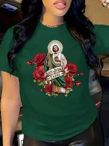 Women T-Shirts - Green - View 1