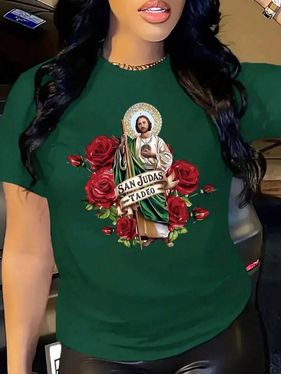 Women T-Shirts - Green - View 1
