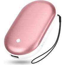 RAF 2-In-1 Portable Hand Warmer, Rechargeable Heating Pad For Winter, Electric Hand Warmer With Fast Heating And Power Bank Function, Pocket Heater Suitable For Women, Men, Students And Elderly, Best Warming Gift For Valentine's Day And Christmas. Battery Capacity: 1200mAh.
