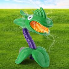 1 件卡通形状喷水玩具，鲜艳的色彩户外戏水玩具，儿童夏季戏水工具，适用于庭院、泳池边和海滩戏水场景