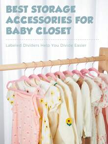 Blauesmeer 60 Pack Velvet Hangers, Premium Kids Hangers For Closet, Ultra-Thin, Cute, Non-Slip, Small Felt Hanger, 14 Inch, For Children's Clothes, Blush Pink - Màu Hồng baby - Xem 8