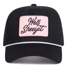 1Piece Men Letter Embroidered Baseball Cap Outdoor Adjustable Sunscreen Leisure Hat Spring Autumn Travel Tourism Beach Vacation - 彩色 - 查看 8