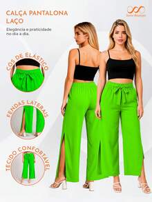 Swisz Women Pants - Lime Green - View 3