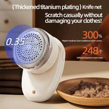 Portable Fabric Shaver, USB Rechargeable Lint & Fuzz Remover, 500mAh Lithium Polymer Battery, ≤36V Operating Voltage, Versatile Garment Pilling Removal Tool - Multicolor - View 7