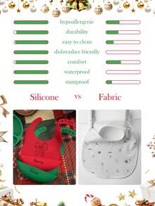 1pc Print On Demand Name Pattern Baby Silicone Bib Custom Baby Tableware Baby Adjustable Bibs Personalized Customization Baby Gifts