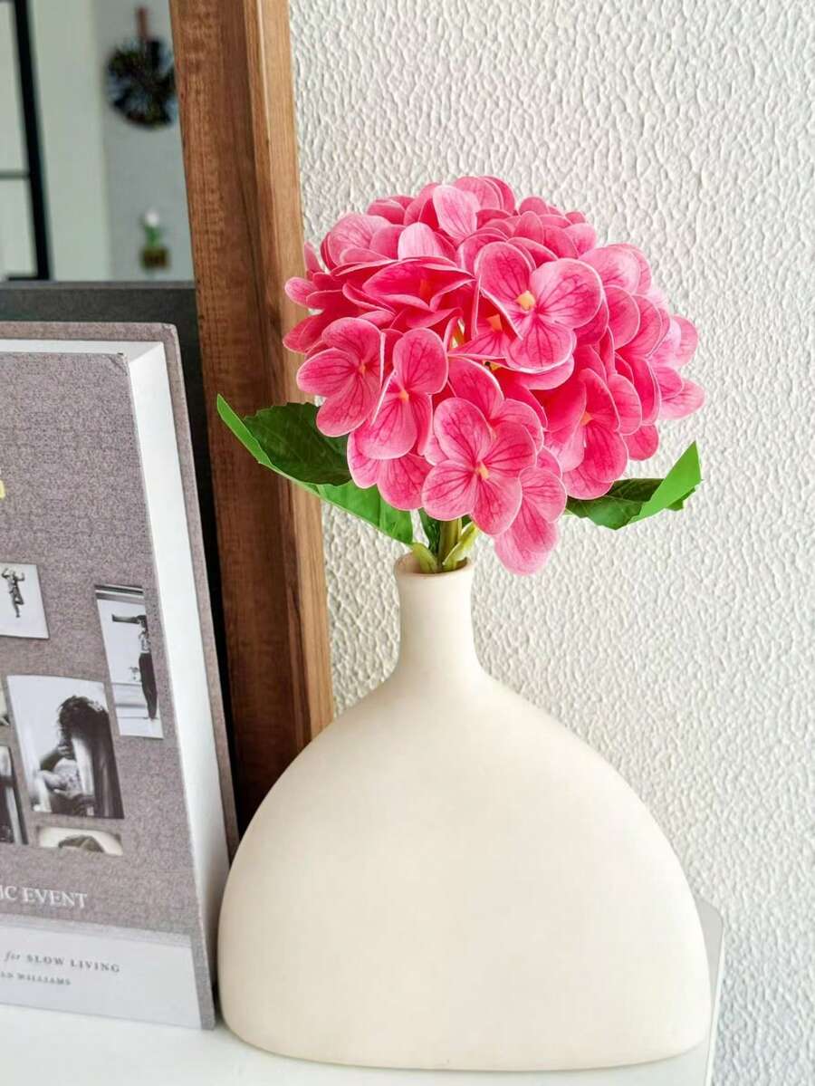 1pc/2pcs/3pcs 30cm Long/Mini Embroidered Floral Balls, Faux Flowers, Suitable For Wedding Decor, Holiday/Birthday Party, Home Decoration, Classic All-Season, Halloween & Christmas Decor, High-End Living Room Ornament - Pink - View 1
