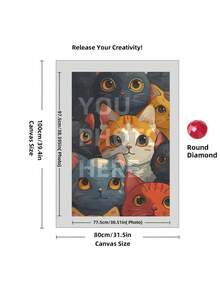 Anpassade diamantmålningsset för vuxna, med personliga namndiamantmålningar, specialdesignade diamantmålningar och exklusiva mönster. Anpassade 5D DIY-diamantmålningsset. - Multifärgad - Visa 60